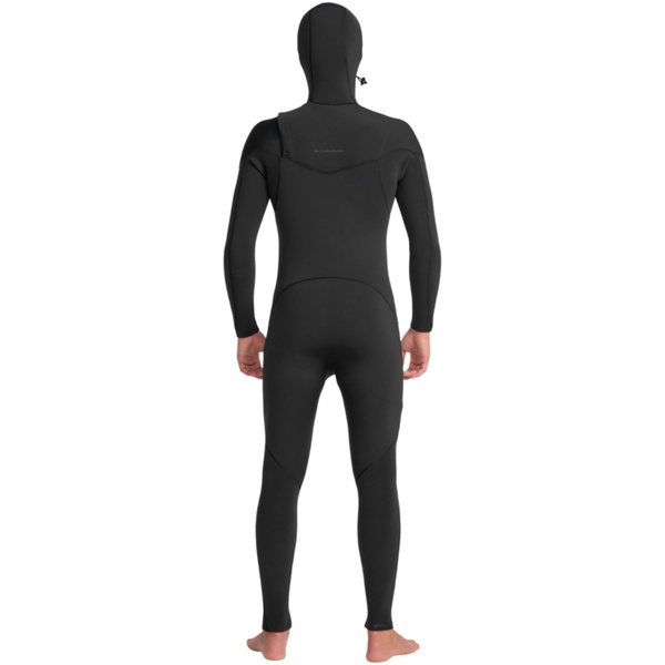 2025 Quiksilver Mens Everyday Sessions 5/4/3mm Chest Zip Hooded Wetsuit 25AW203504 - Black